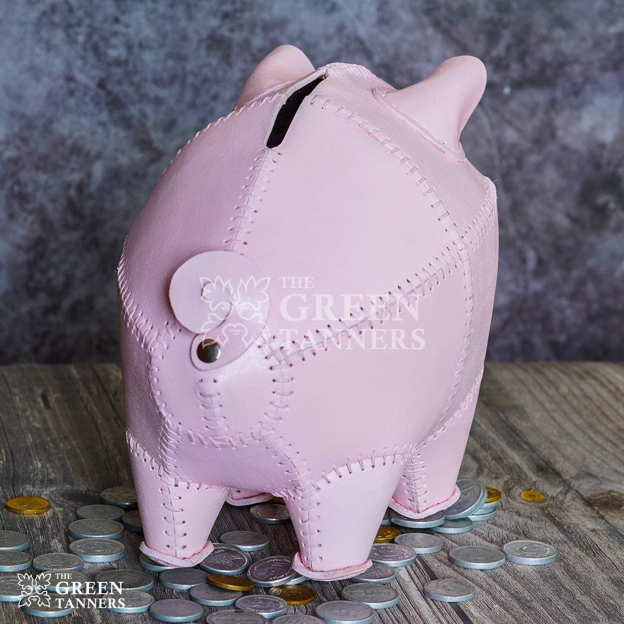 money saver, leather money saver, piggy bank, authantic money saver, Leather Piggy Bank