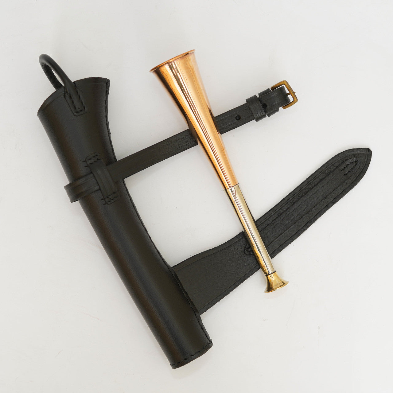 copper fox hunting horn