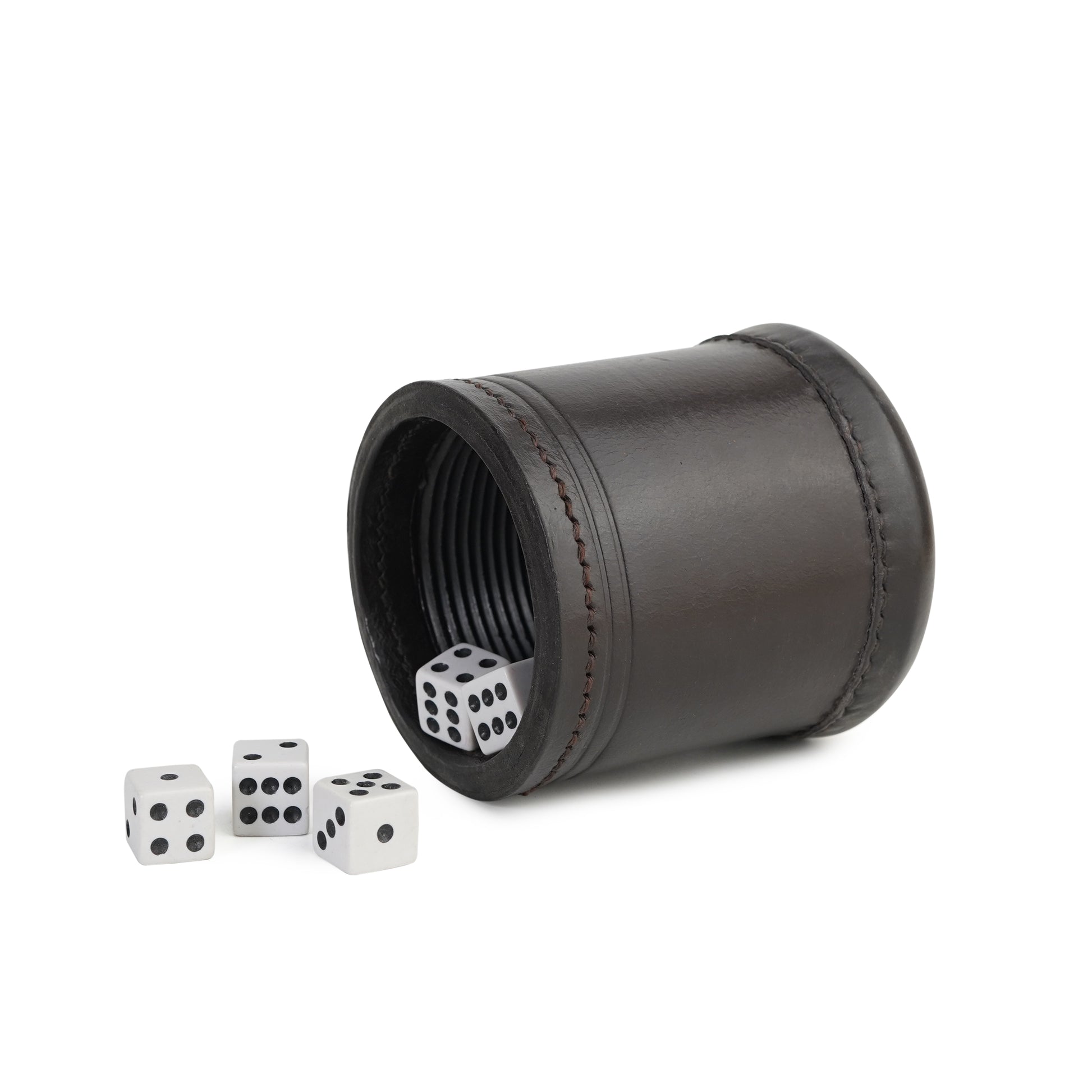 cup, dice cup, leather dice cup, jumbo dice cup, leather yahtzee dice cup