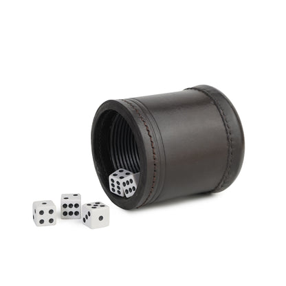 cup, dice cup, leather dice cup, jumbo dice cup, leather yahtzee dice cup