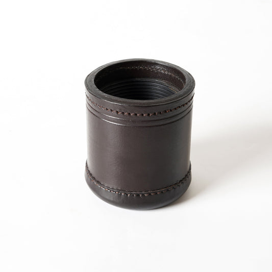 cup, dice cup, leather dice cup, jumbo dice cup, leather yahtzee dice cup