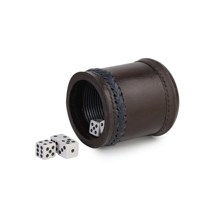 dice cup, leather dice cup, black dice cup, farkle dice cup, leather antique dice cup. black leather dice cup