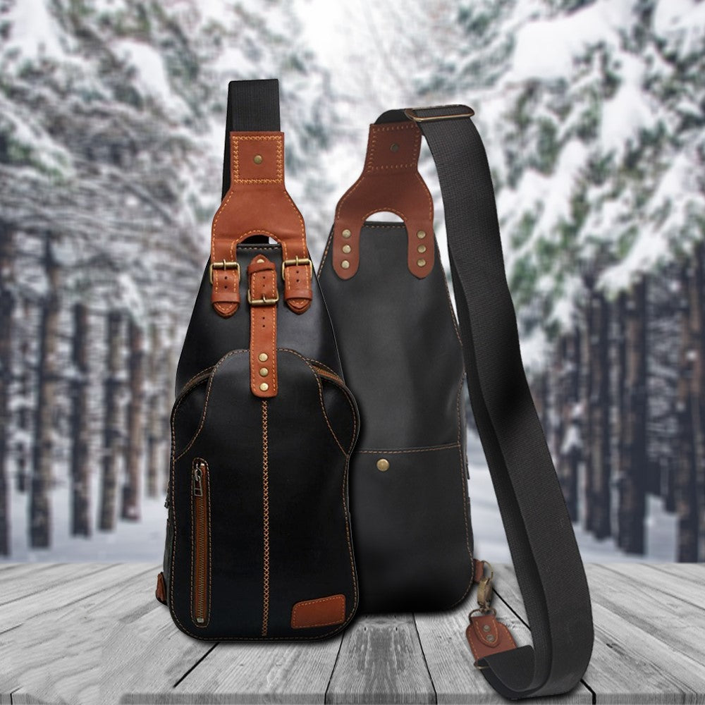 leather bag, leather sling, leather sling bag, crossbody bag, leather crossbody bag, authantic bag, mens bag, mens sling bag