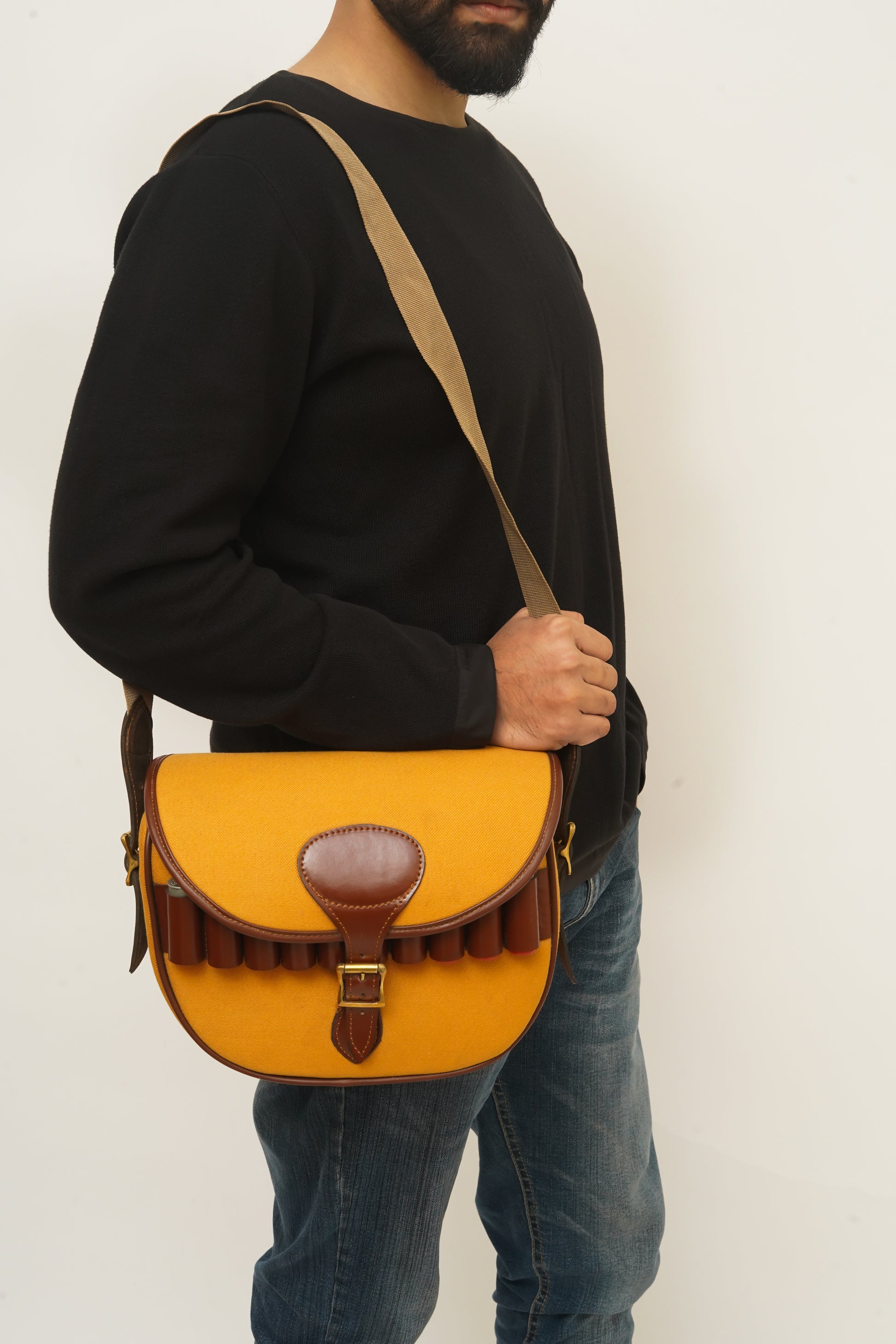 shell bag, bags, leather bag, canvas leather bag, canvas bag, shooting bag, leather shooting bag, canvas leather shooting bag, canvas shotgun shell bag