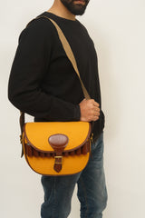 shell bag, bags, leather bag, canvas leather bag, canvas bag, shooting bag, leather shooting bag, canvas leather shooting bag, Leather Shotgun Bag