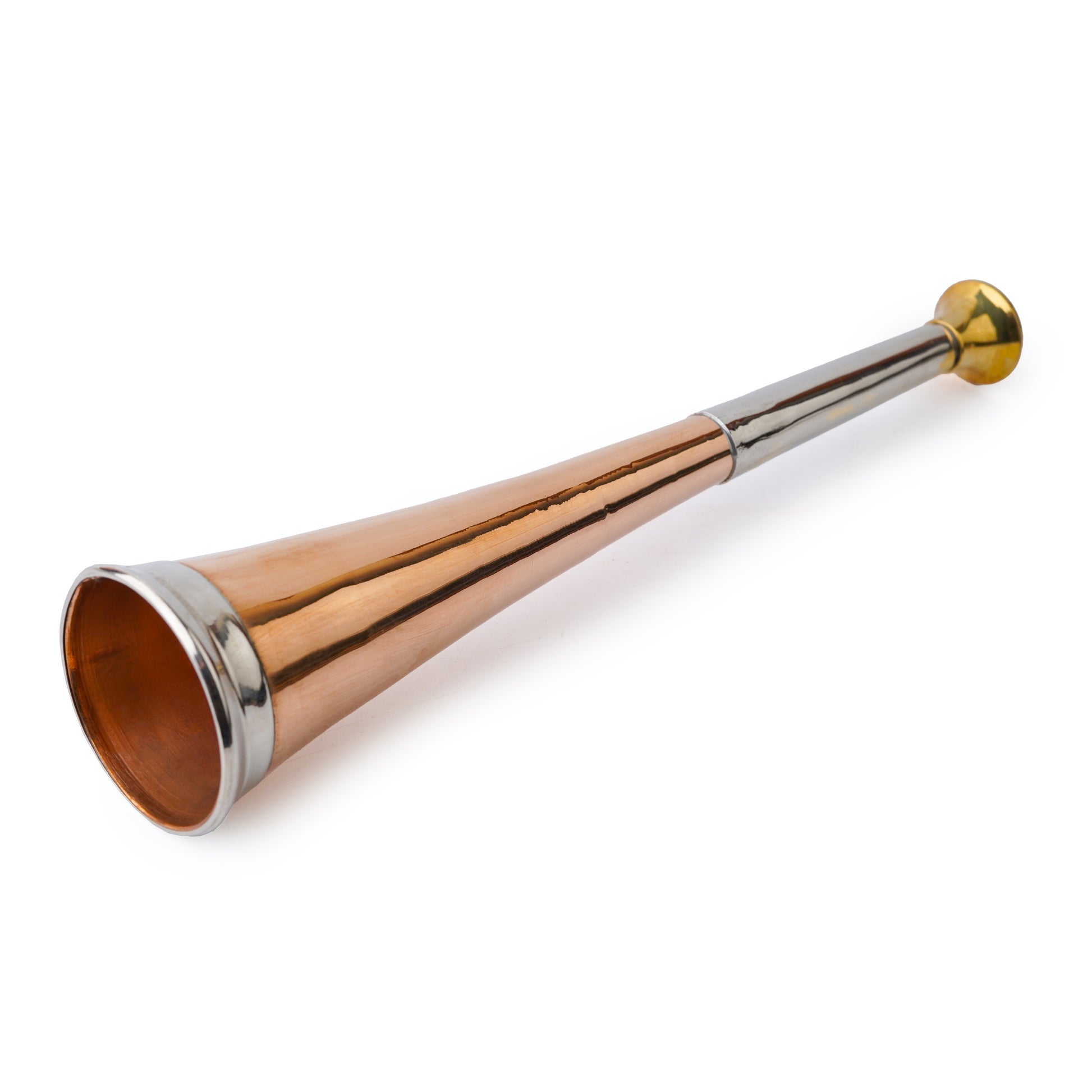 fox hunting horn, copper fox hunting horn, fox horn, brass hunting horn, hunting horn