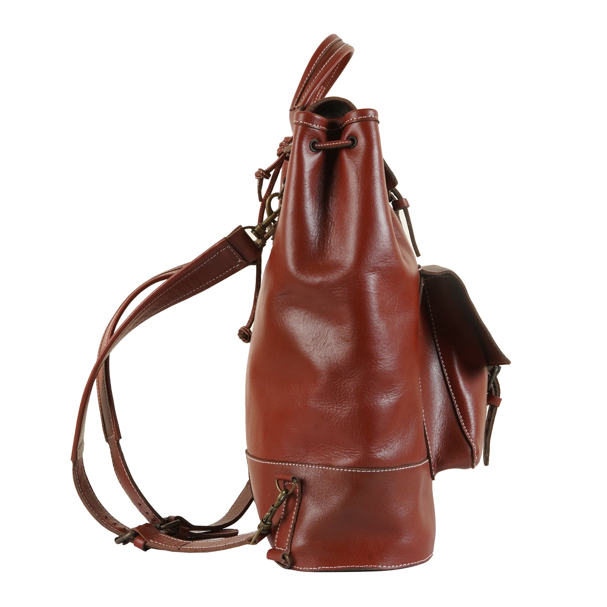 leather bag, bucket bag, backpack, leather backpack, backpack straps, leather bucket backpack