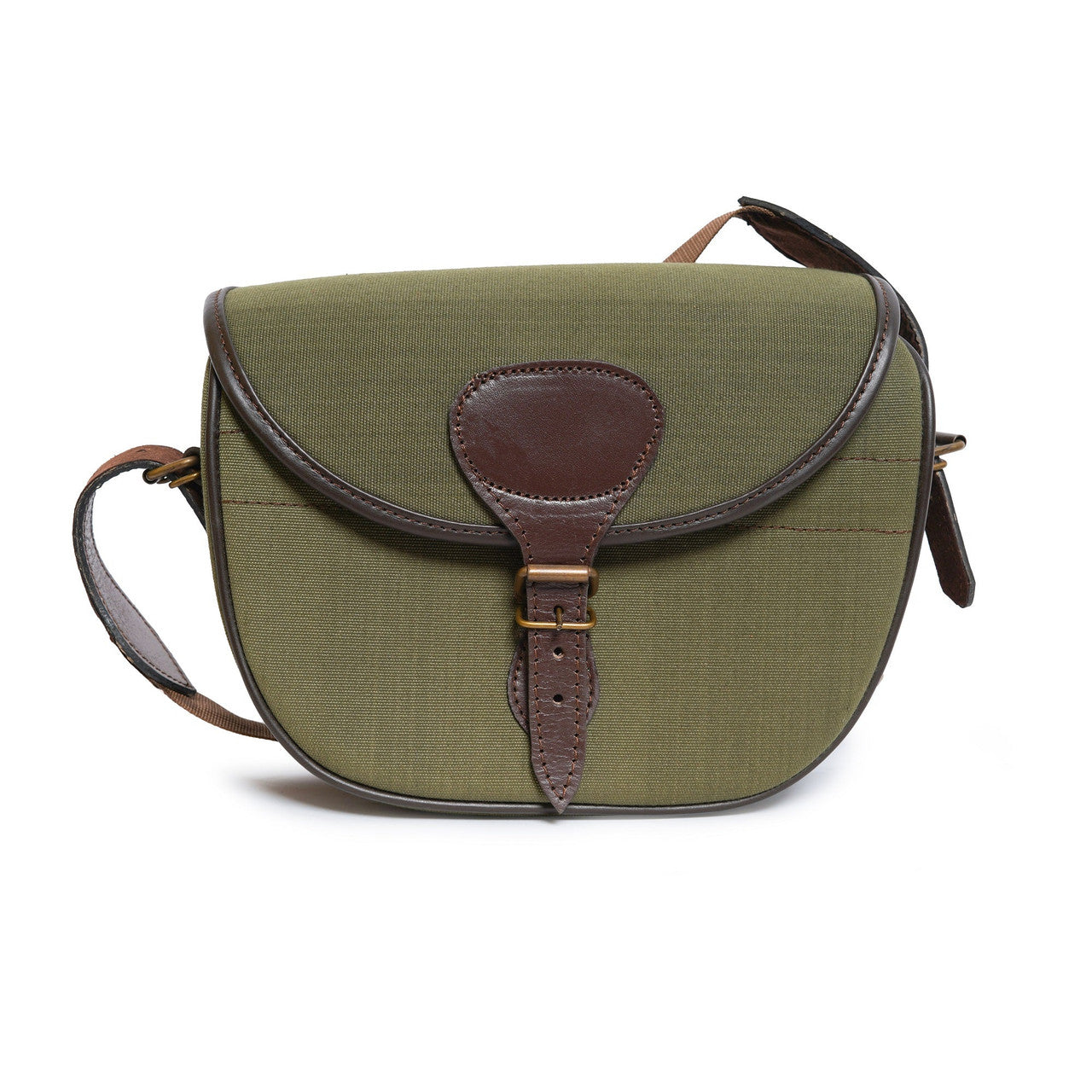 leather shooting bag,  shooting bag, leather bag, canvas cartridge bag