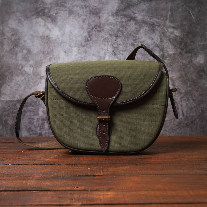 leather shooting bag, shooting bag, leather bag, shooting bag, canvas bag, leather amo bag, shoulder bag, Leather Shotgun Bag