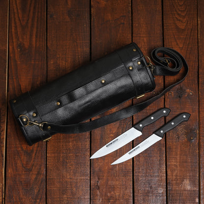 tool bag, knife rolls, leather tool bag, chef knife roll, brown tool bag, grade knife roll, leather knife roll