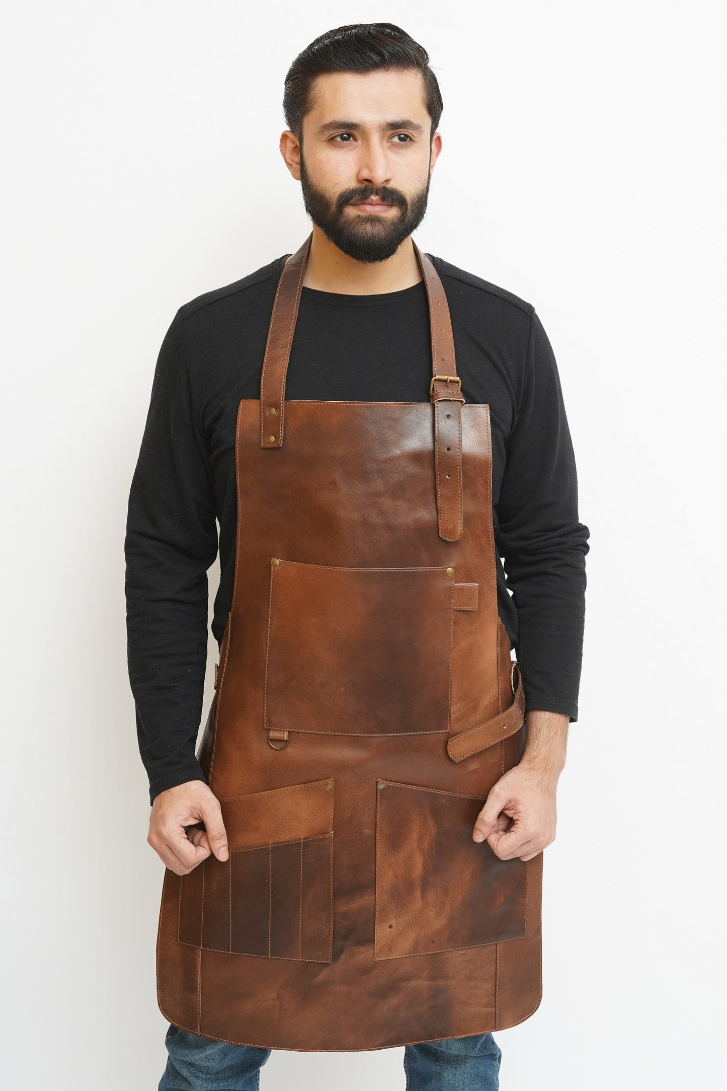 leather blacksmith apron, blacksmith leather apron, leather apron for blacksmithing, leather apron for blacksmith