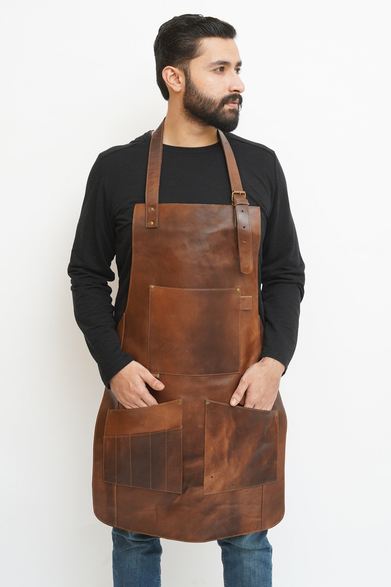 leather blacksmith apron, blacksmith leather apron, leather apron for blacksmithing, leather apron for blacksmith