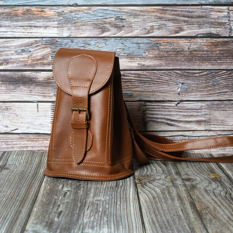 leather backpack, leather mini backpack, handcrafted backpack, mini backpack, magda backpack, leather magda Backpack