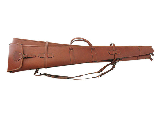 shotgun slip case, shotgun case, leather gun slip case, shooting accessories, leather shotgun slip case, leather shotgun case