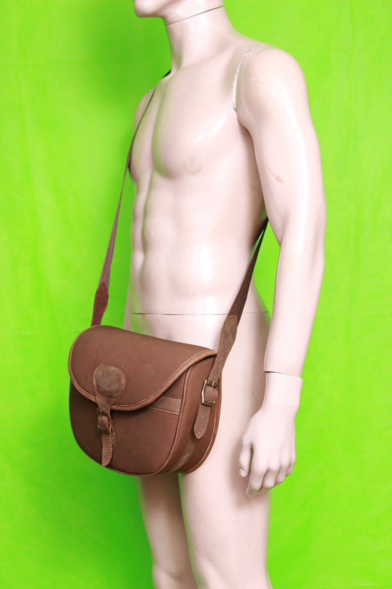 shooting bag, leather bag, leather ammo bag, cartridge bag, genuine leather bag, shotgun shell holder, leather shooting bag