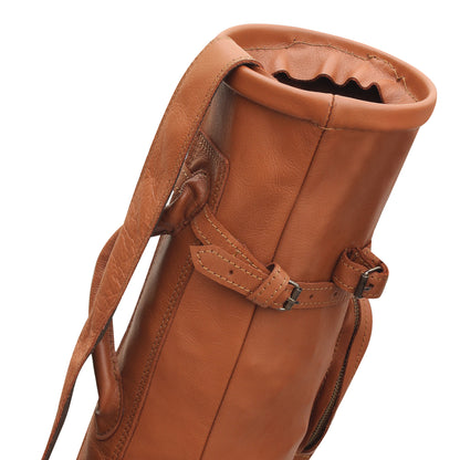 leather pencil golf bag