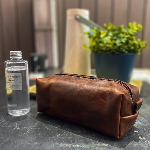 leather backpack