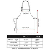 Mens Leather Work Aprons - Multi-Pockets for Men