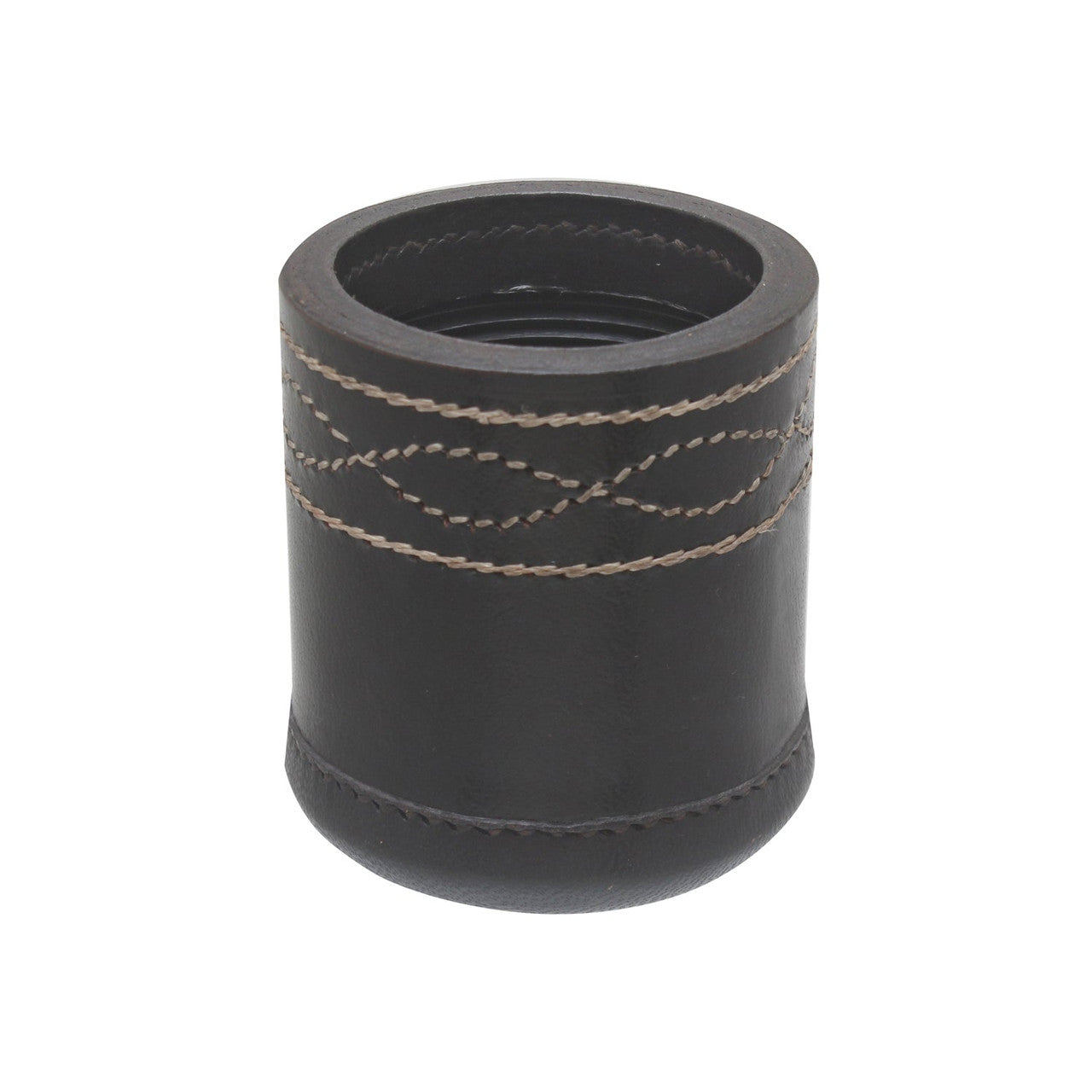 dice cup, leather dice cup, black dice cup, farkle dice cup, leather antique dice cup