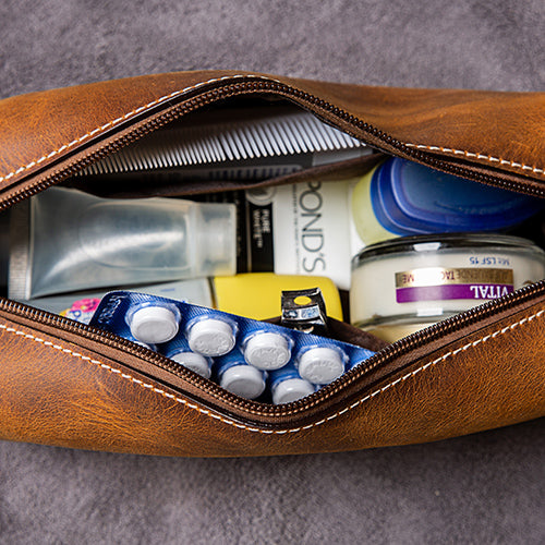 leather dopp kits