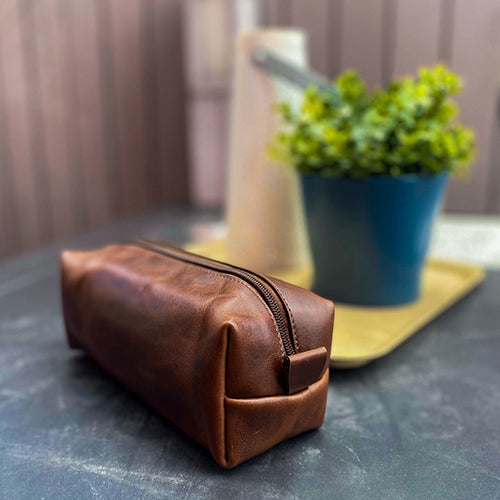 leather dopp kits