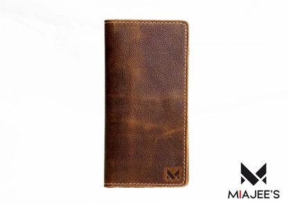 top grain leather wallet